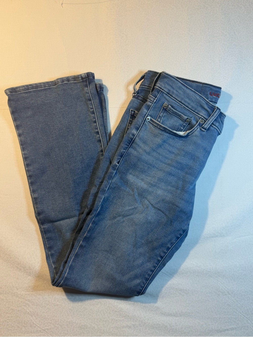 Lucky Brand Regular Fit Sweet Boot Womens Mid Rise Denim Jeans Size 2/26